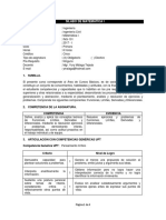 Sílabo de Matemática I - 2017-I