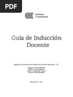 Guía de Inducción Docente