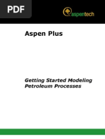 Aspen-Getting Started Modeling Petroleum Processes