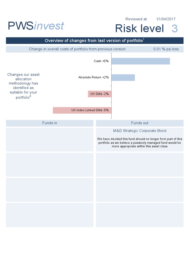 3 Invest: Risk Level PWS | PDF