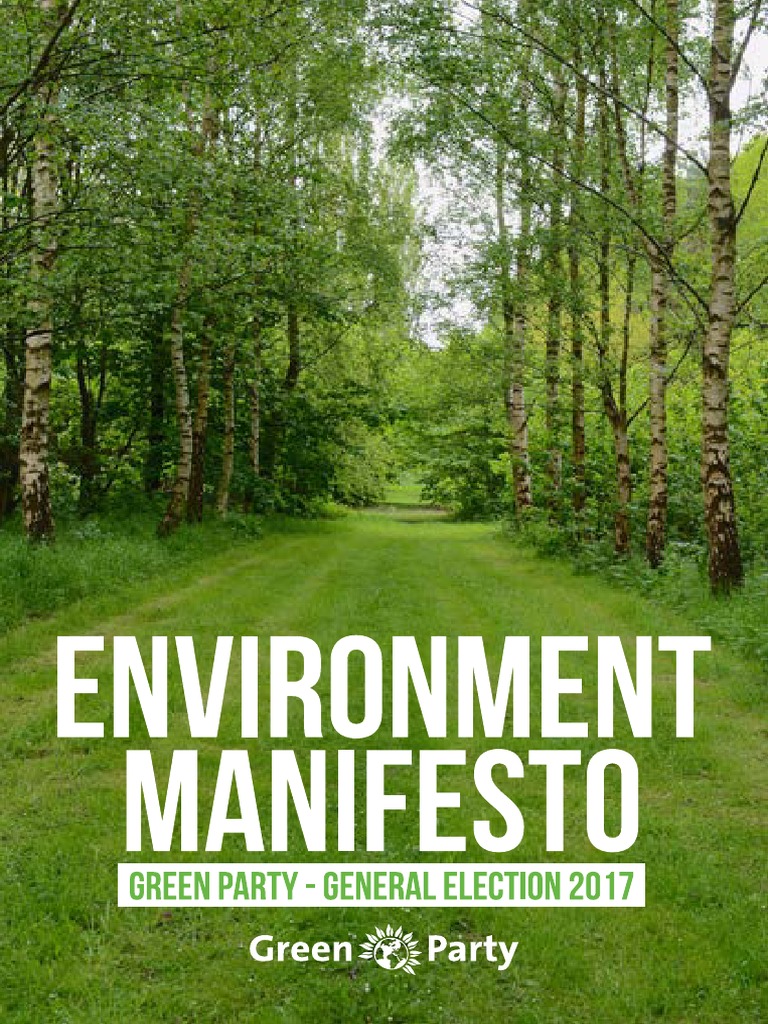 Green Party Environment Manifesto Low Carbon Economy Air Pollution