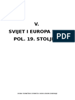 Svijet I Europa U Drugoj Polovici 19. Stoljeća