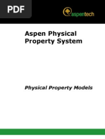 Aspen-Physical Property System Physical Property Models