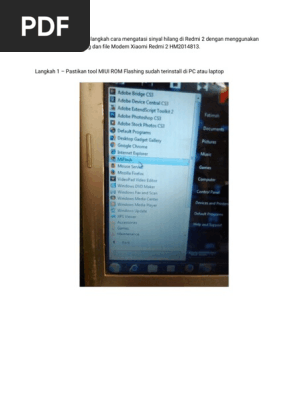 Fix Sinyal Xiaomi 1