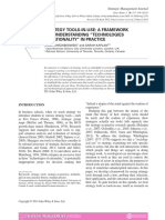 Strategy Tools-In-use - A Framework for Understanding “Technologies of Rationality” in Practice