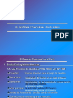 Sistema Concursal en Le Peru