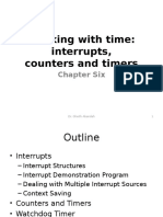 Working with time: interrupts, counters, timers and sleep mode