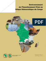 République Démocratique Du Congo - Environnement de l’Investissement Privé