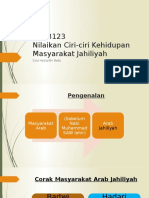 Nilaikan Ciri-Ciri Kehidupan Masyarakat Jahiliyah