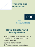 Data Transfer and Manipulation Instruction Guide