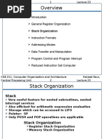 Stack Organization