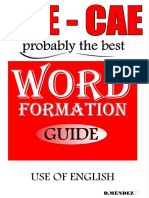 FCE Word Formation Use of English