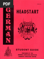 German Headstart - Student Guide PDF