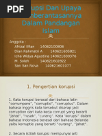 Korupsi Dan Upaya Pemberantasannya Dalam Pandangan Islam