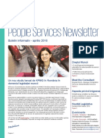People Services Newsletter KPMG Aprilie 2016