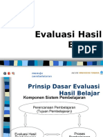 Evaluasi Hasil Belajar