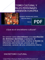 Sincretismo cultural y expansión europea