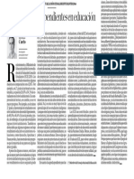 Luces, sombras y pendientes en educación -  Santiago Cueto - El Comercio - 27042017