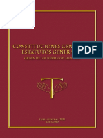 Constituciones Generales - Estatutos Generales PDF