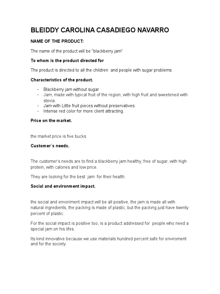 Healthy Sugar-Free Blackberry Jam | PDF