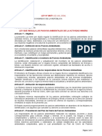 1 - Ley Que Regula Pasivos Ambientales Actividad Minera