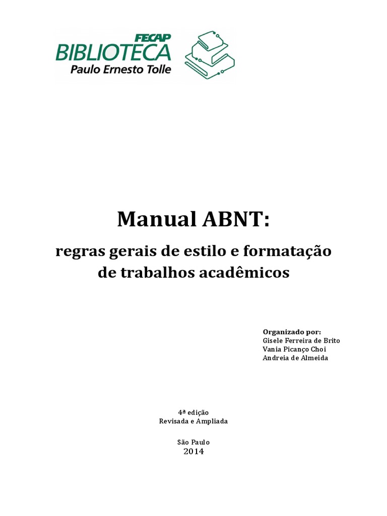 Manual ABNT PDF | PDF