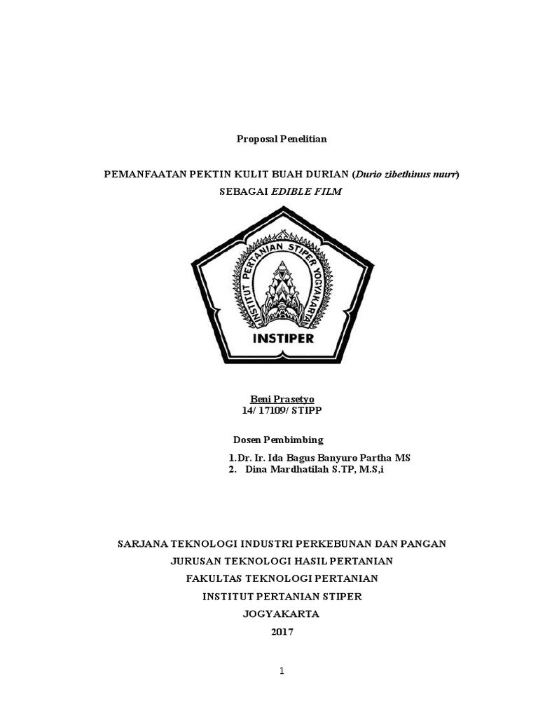 Proposal Bagian 1