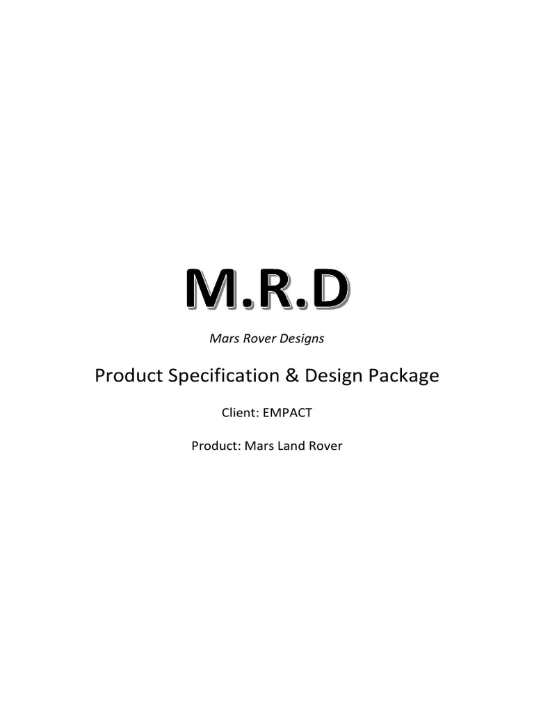 Stage 1 Design Package Final | PDF | Dangerous Goods | Personal ...