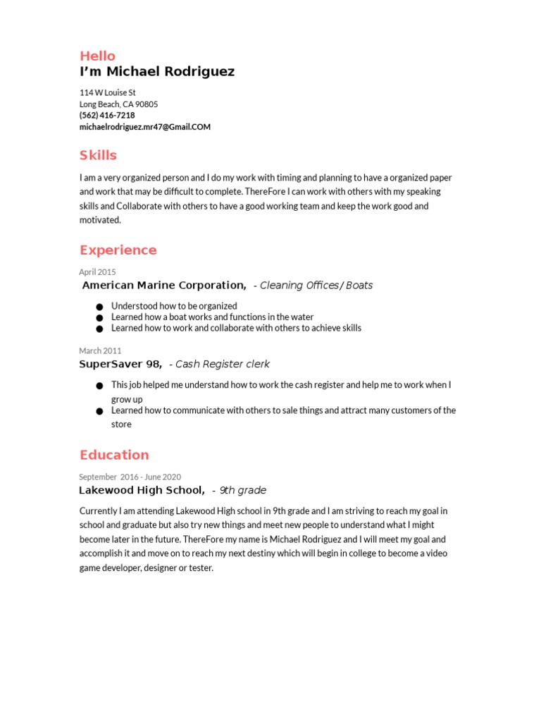 Resume Myself PDF - 1