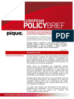 Pique European Policy Brief en 2010 - EU privatisation of public services