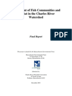 Assessment of Fish Communities and Habitat in The Charles River Watershed