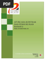 Download Aturcara Kontrak Dan Pengukuran Bahan 2 by Osman Esa SN34810082 doc pdf