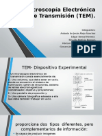 Microscopía Electrónica de Transmisión (TEM)