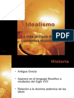 Idealismo Introduccion