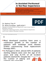 Results in Assisted Peritoneal Dialysis