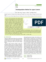 2014 A 13C CPMAS Based Nondegradative Method For Lignin Content Analysis PDF