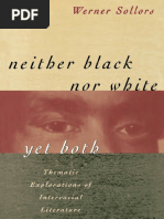 Werner Sollors - Thematic Explorations of Interracial Literature PDF ...