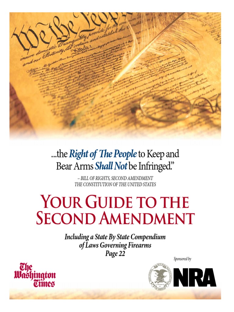 SecondAmendmentGuide.pdf Second Amendment To The United States Constitution National Rifle