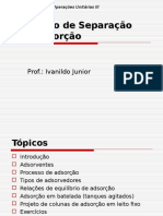 Processo de Separação Por Adsorção