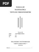 Download MAKALAH MATEMATIKA TRIGONOMETRI by Isusilo Tok SN348120791 doc pdf