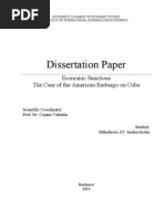 Download Economic Sanctions - The Case of the American Embargo on Cuba by greenouks SN34812092 doc pdf