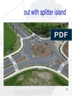 Roundabout With Splitter Island