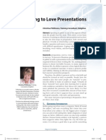 Learning To Love Presentations: Christine Phillimore, Training Consultant, Enlighten