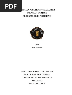 20900 Pedoman Penulisan Tugas Akhir Ps Agb Fp Ub Error Dan Residual Analisis Regresi