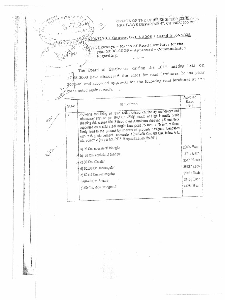 Road Furniture BOE PDF