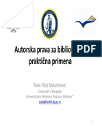 31 Autorska Prava Za Bibliotekare PDF