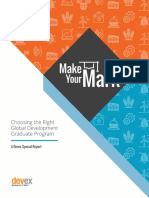 DEVEX Graduate School Guide - Make Your Mark - Web