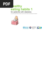 Healthy Eating Habits 1: For Patients With Diabetes