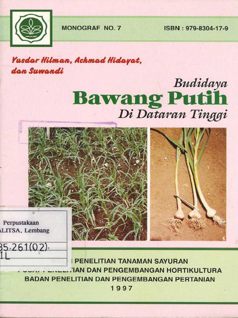  budidaya bawang putih pdf 