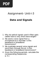 Assignment Unit I 3